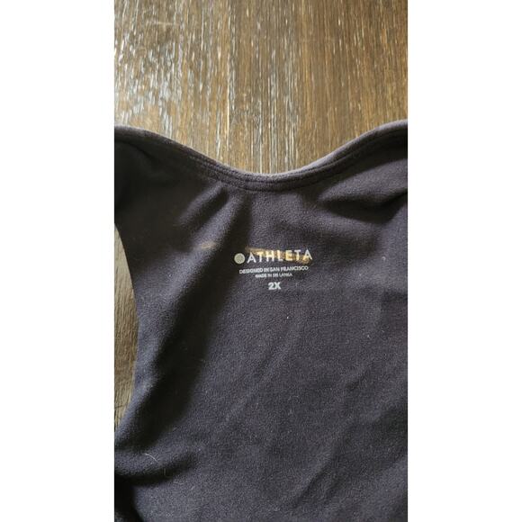 Athleta D-DD Conscious Crop Bra Camo Plus size 2X Activewear Athletic Athleisure - Picture 3 of 12